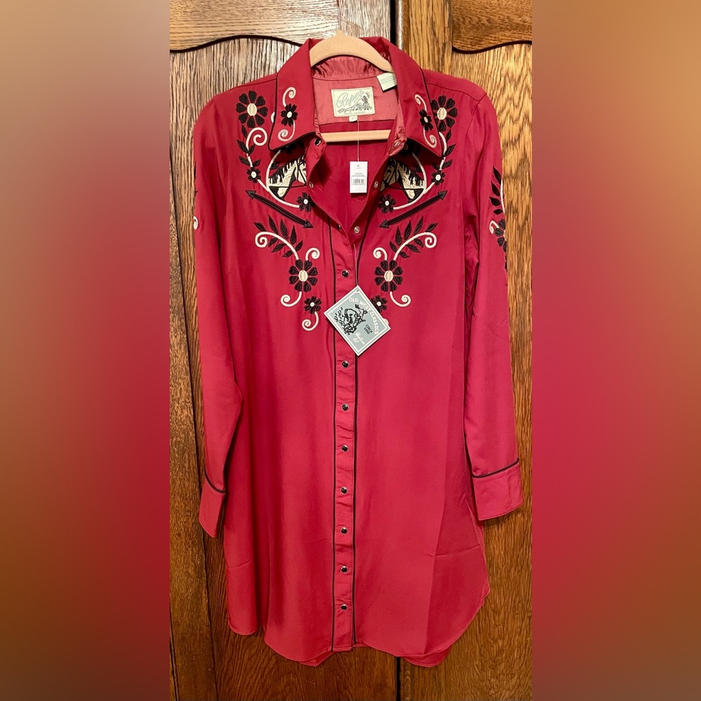 NWT Roper Women’s Red Retro Dress Size Large